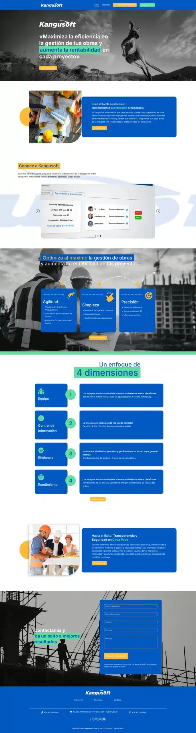 Proyecto de Desarrollo web, landing pages y CRO, ejemplo 8